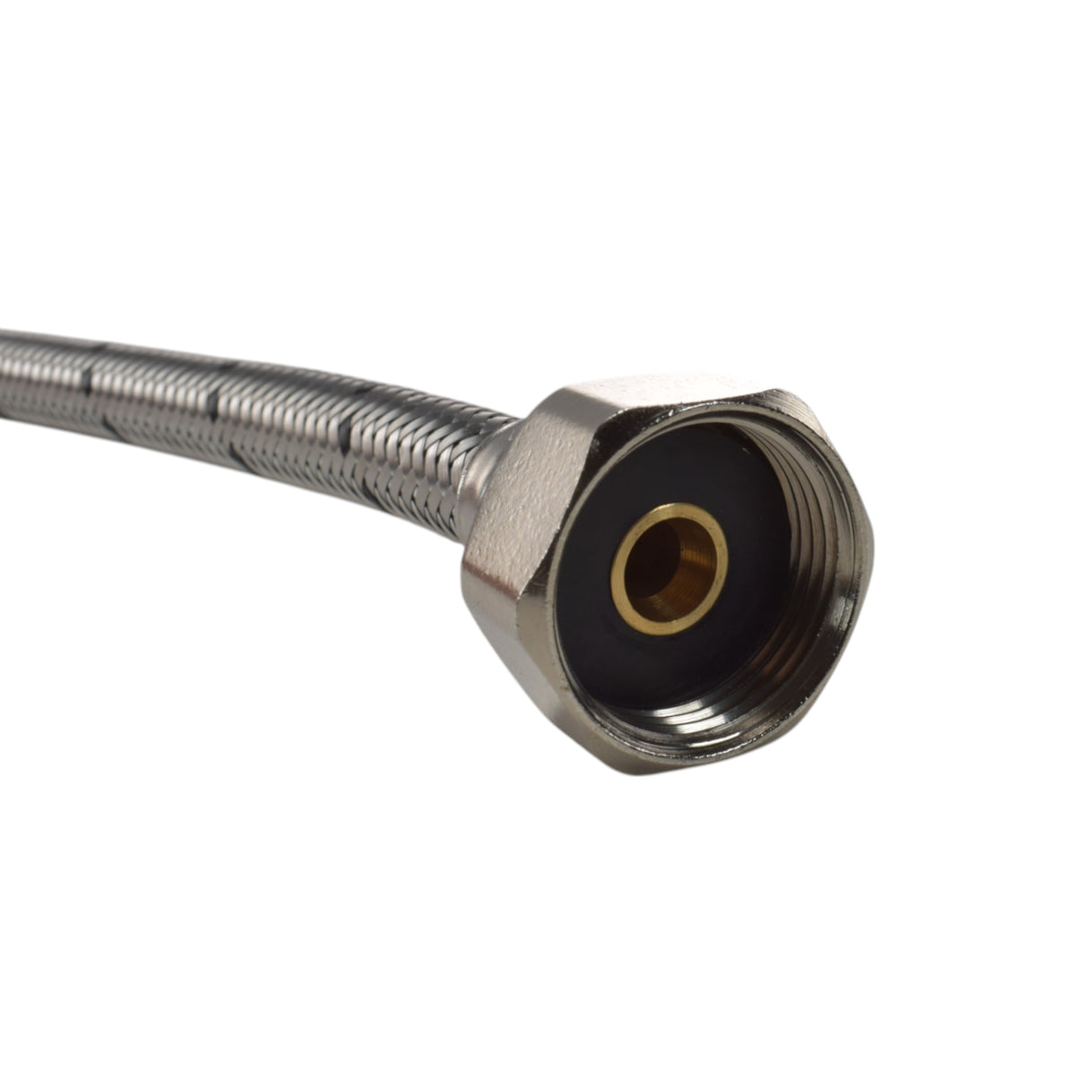 Brass Barbed Bib Tap FULL Connection Kit x2