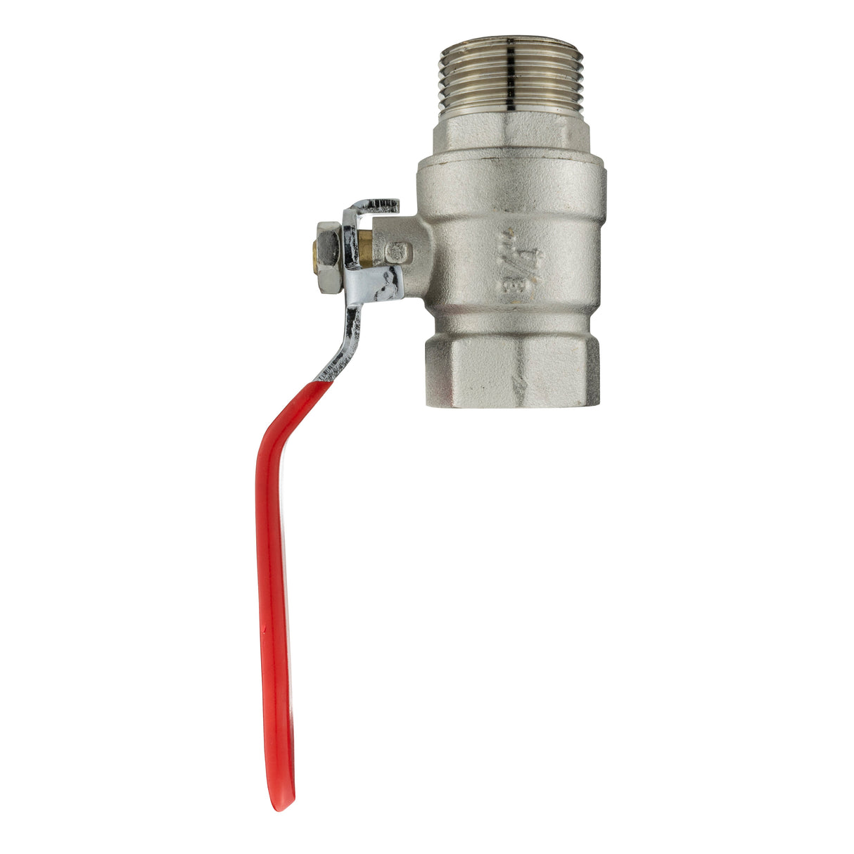 Wall Flange Kit 25mm MDPE + Lever Valve + Quick Connect Male