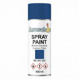 British Standard 381C 104	Azure blue 400ml Aerosol Available in any Finish