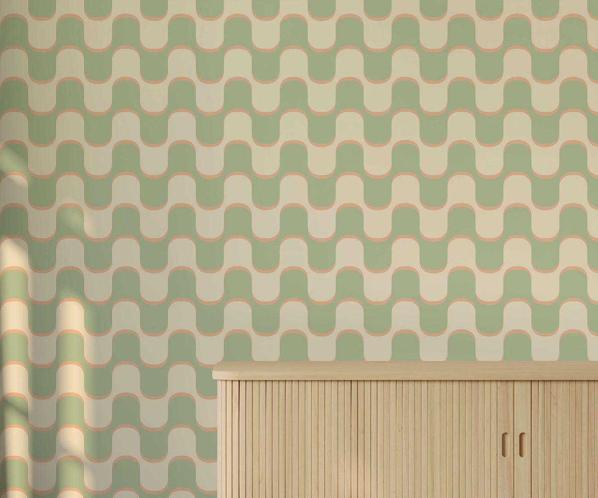 Ballinger S Retro Squiggle Wallpaper