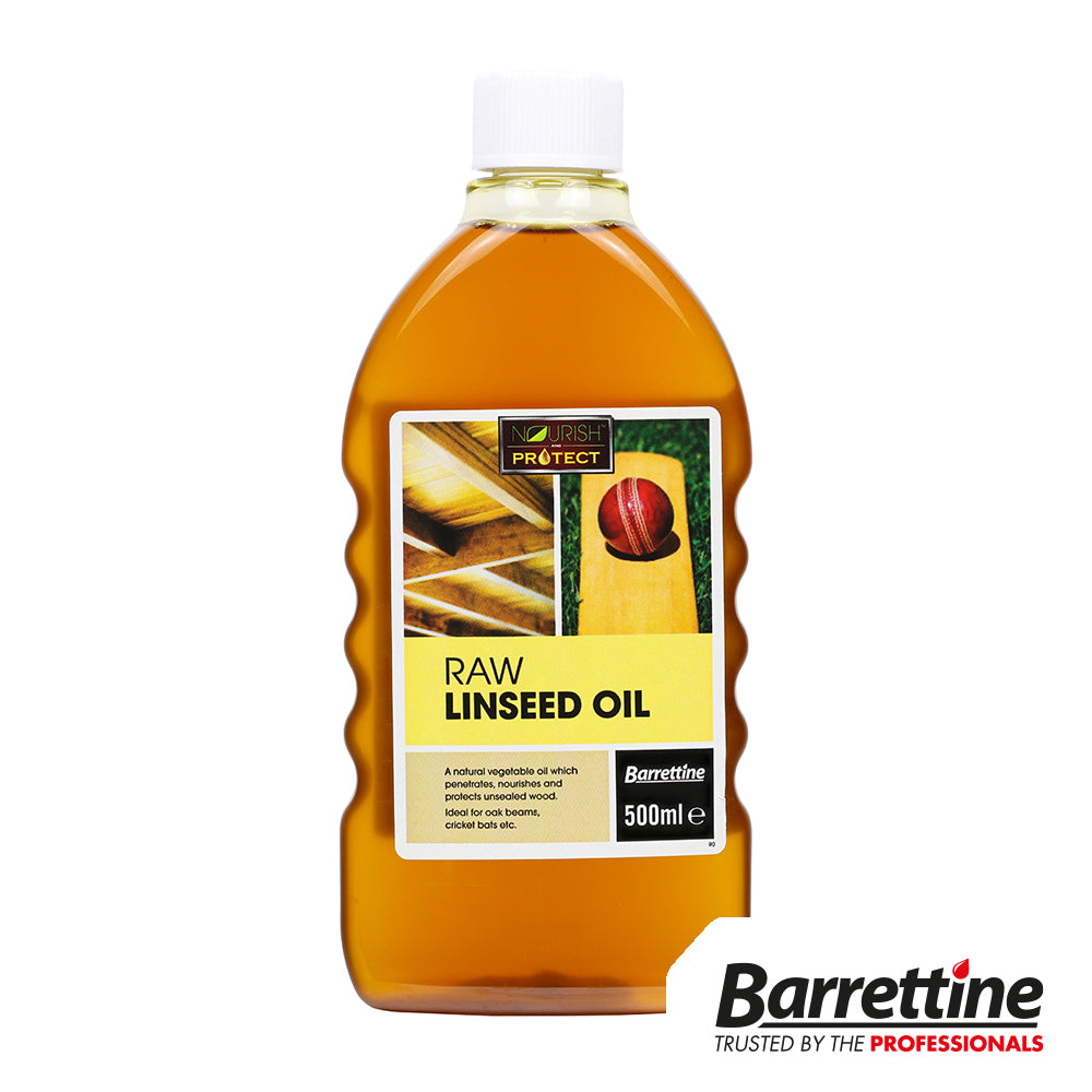 Barrettine Raw Linseed Oil - Wood Oil - 500ml