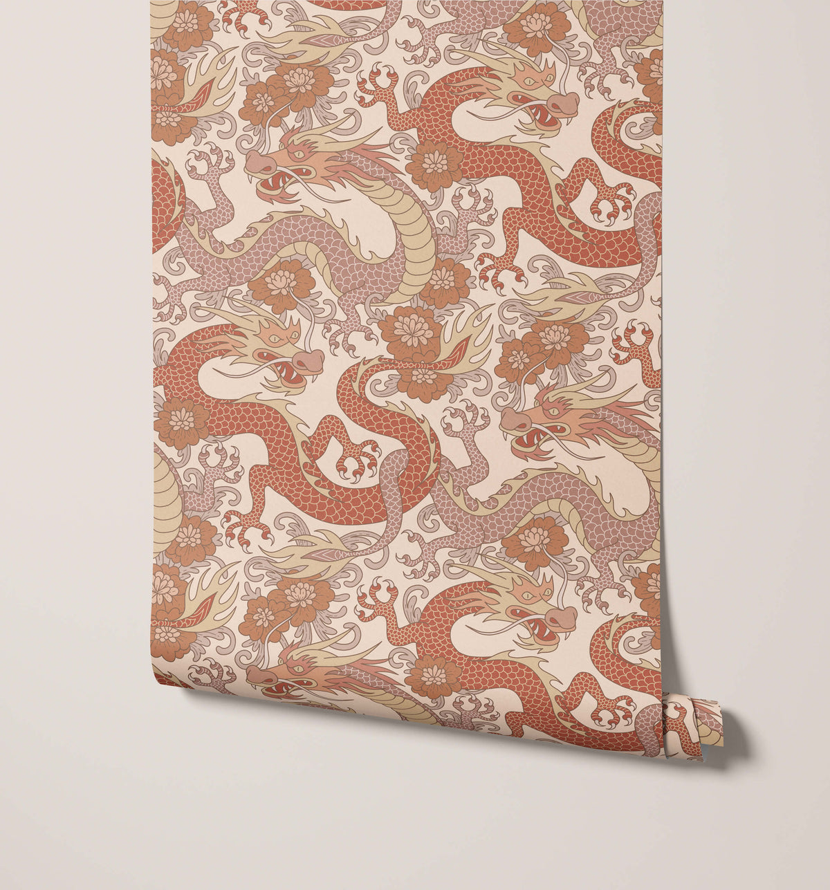 Scute Oriental Dragon Wallpaper