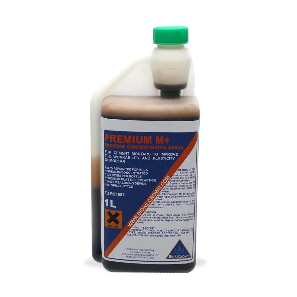 Premium M+ Concentrated Admix – Super Concentrated Mortar Plasticiser