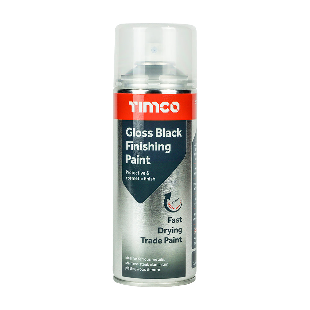 Gloss Black Finishing Paint – Aerosol - Topcoat