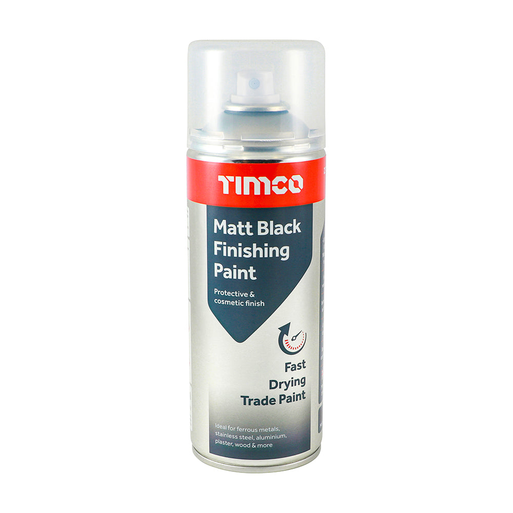 Matt Black Finishing Paint – Aerosol - Topcoat