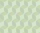Blok Numerous Cubes Combine Geometric Wallpaper
