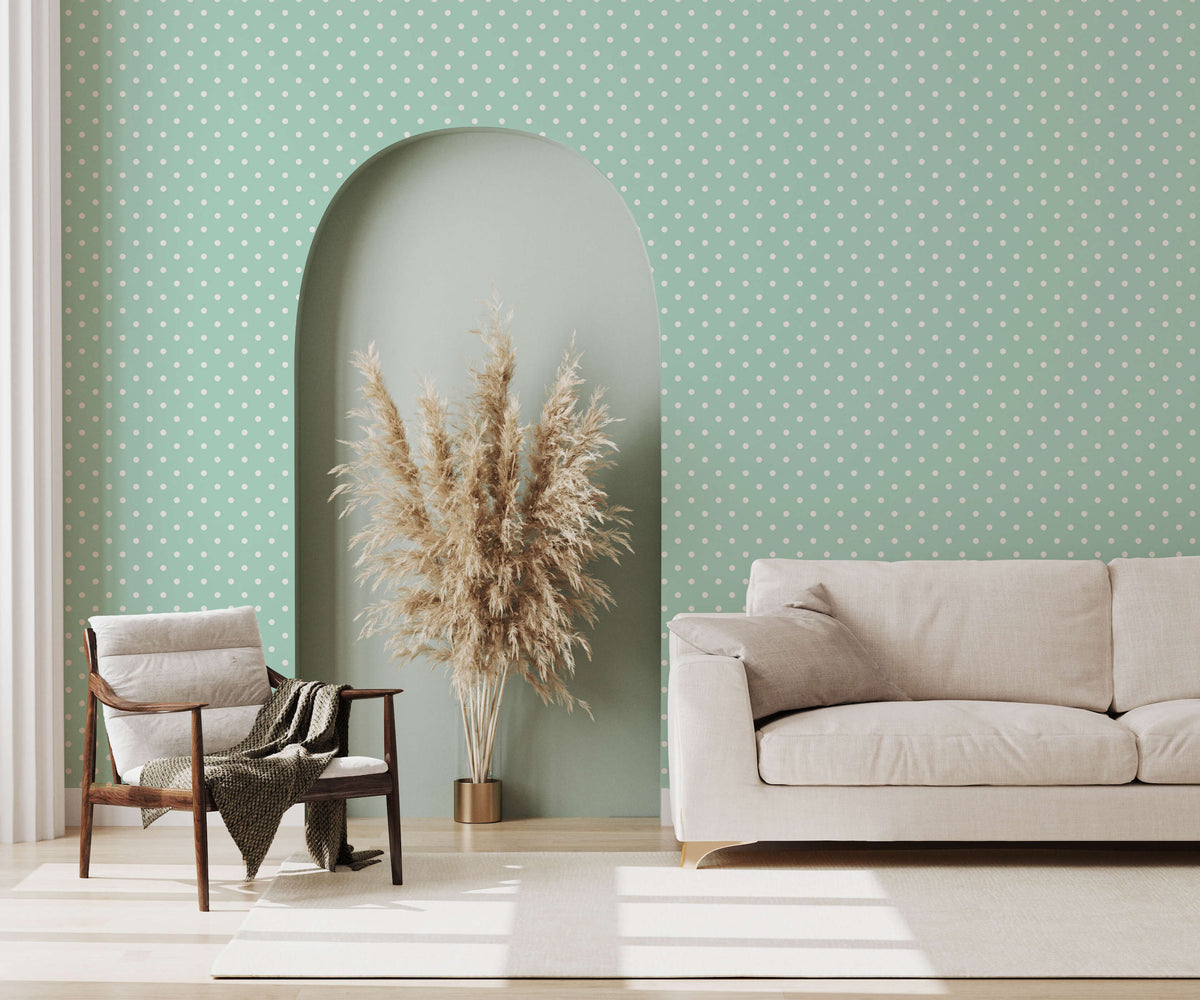Bonbon Introducing Charming Polka Dot Wallpaper