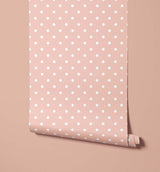 Bonbon Introducing Charming Polka Dot Wallpaper