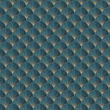 Borton Art Deco Shell Wallpaper