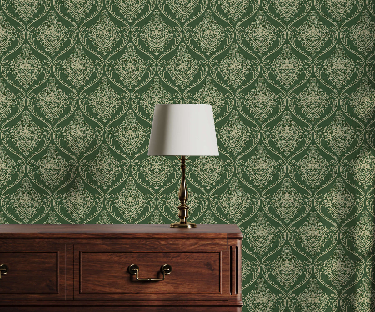 Broadhurst Classic Damask Wallpaper