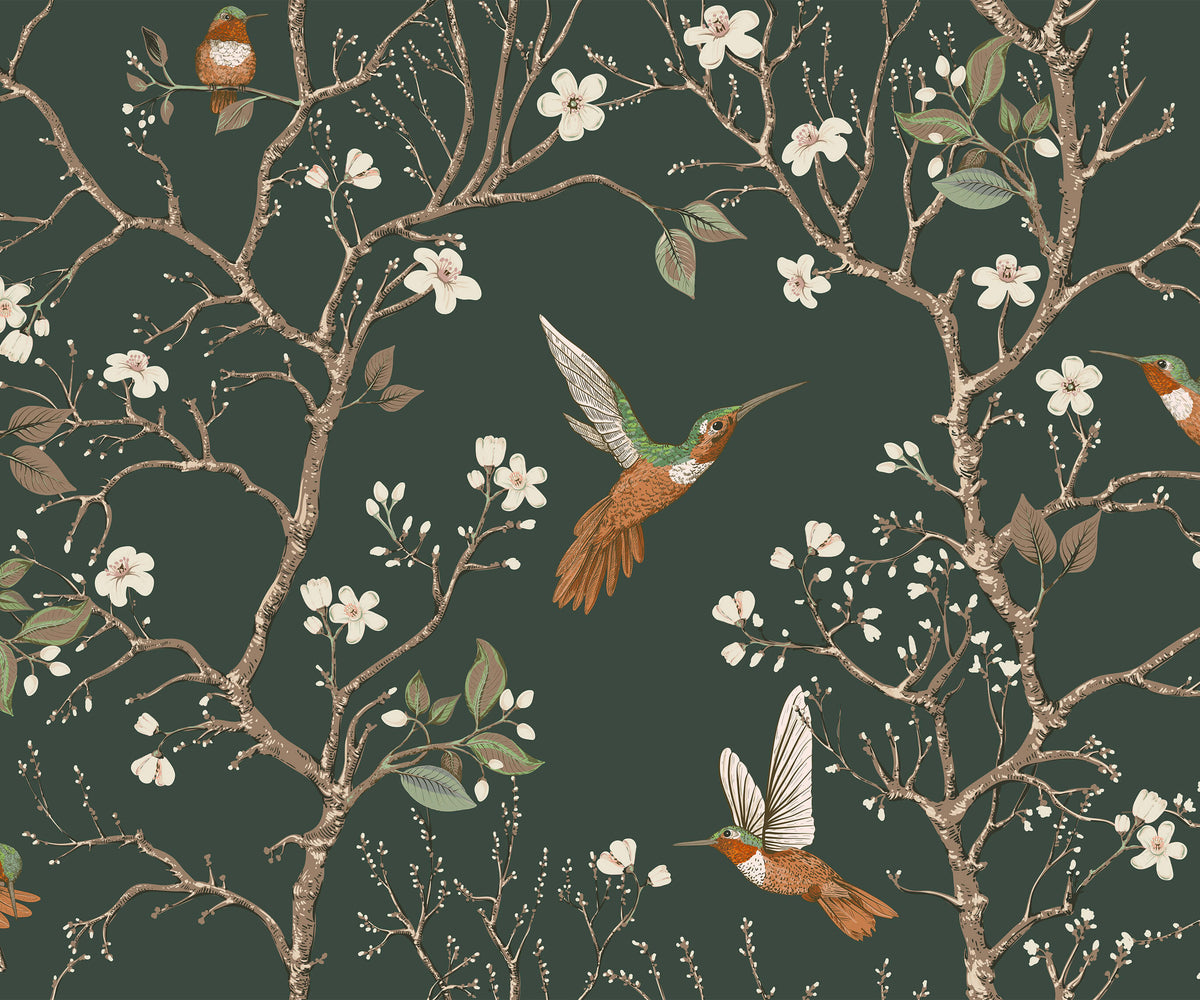 Bronte Bird Tree Wallpaper