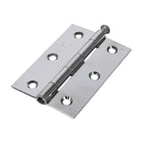 Butt Hinge - Loose Pin - Polished Chrome - For Doors