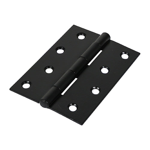Butt Hinge - Fixed Pin - Epoxy Black - For Doors