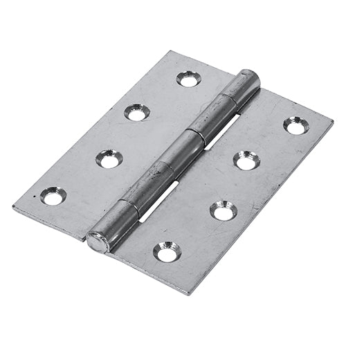 Butt Hinge - Fixed Pin - Zinc - For Cabinets & Doors