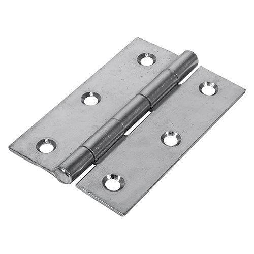 Butt Hinge - Fixed Pin - Zinc - For Cabinets & Doors