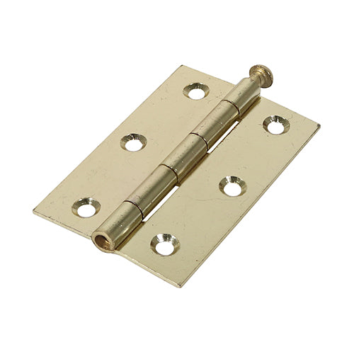 Butt Hinge - Loose Pin - Electro Brass - For Doors