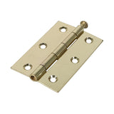 Butt Hinge - Loose Pin - Electro Brass - For Doors