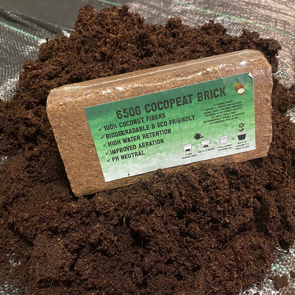 Coco Coir, Natural Compost, Organic Coconut Fibre