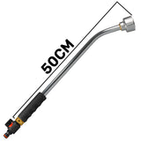 50cm Garden Watering Lance with Quick Connect Valve (Black)