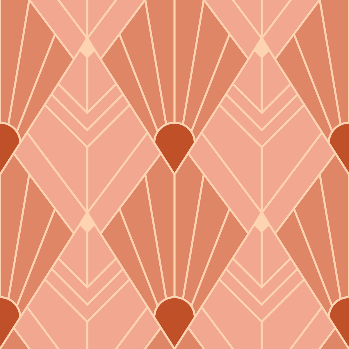 Cameron Art Deco Wallpaper