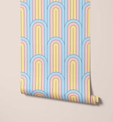 Candy Colorful Arch Wallpaper