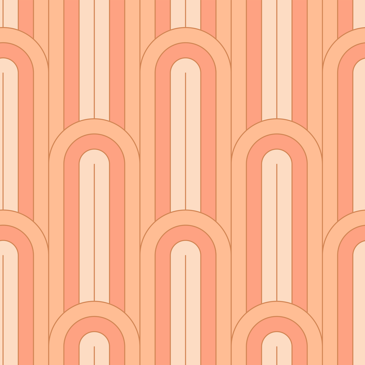 Candy Colorful Arch Wallpaper