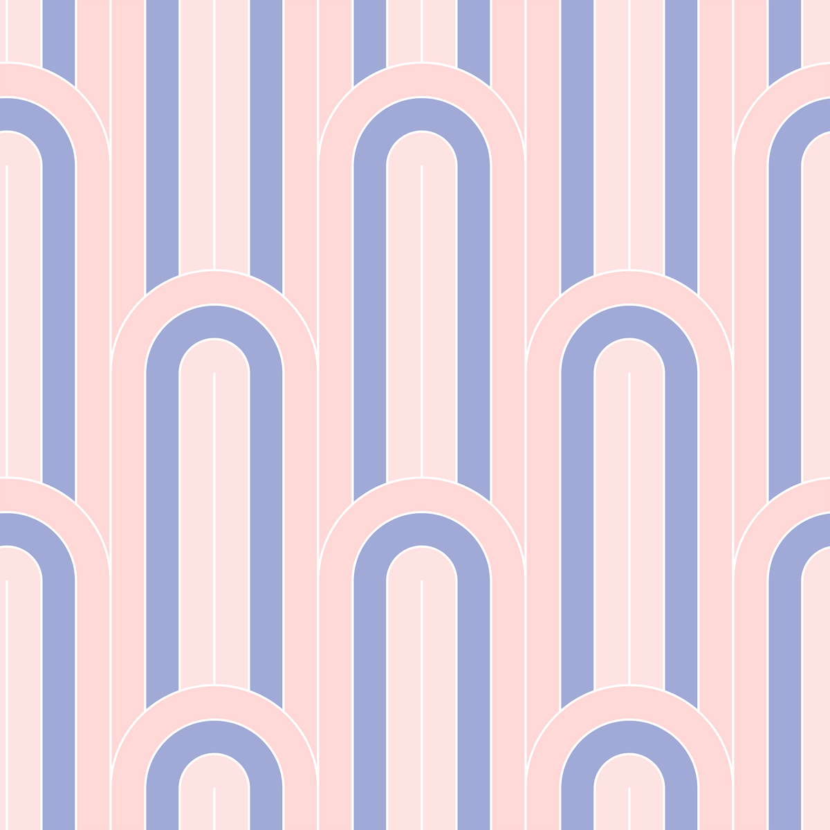Candy Colorful Arch Wallpaper