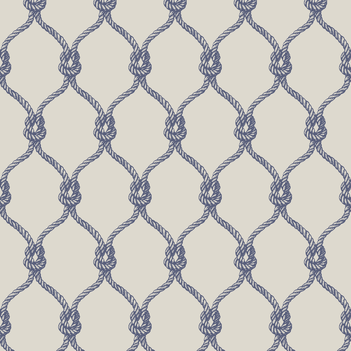 Captain Classic Nautical Rope Wallpaper
