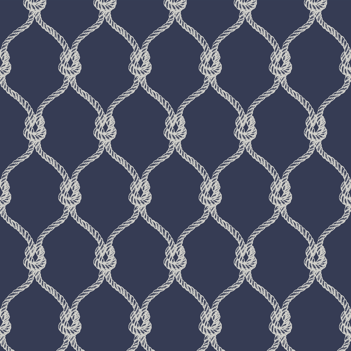 Captain Classic Nautical Rope Wallpaper