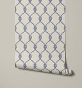 Captain Classic Nautical Rope Wallpaper