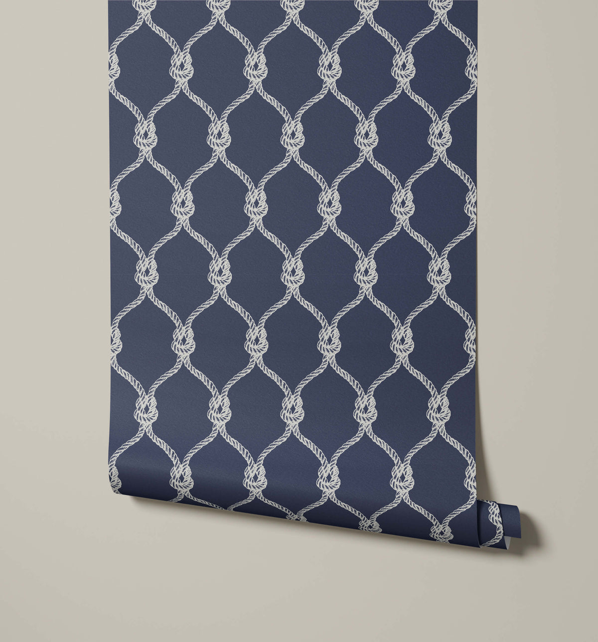 Captain Classic Nautical Rope Wallpaper