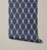 Captain Classic Nautical Rope Wallpaper