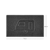 "Caravan" Grey Spaghetti Door Mat