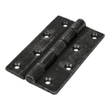 Butt Hinge - Cast Iron Self Colour - Black Gothic Door Hinge