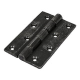 Butt Hinge - Cast Iron Self Colour - Black Gothic Door Hinge
