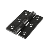 Butt Hinge - Cast Iron Self Colour - Black Gothic Door Hinge