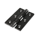 Butt Hinge - Cast Iron Self Colour - Black Gothic Door Hinge