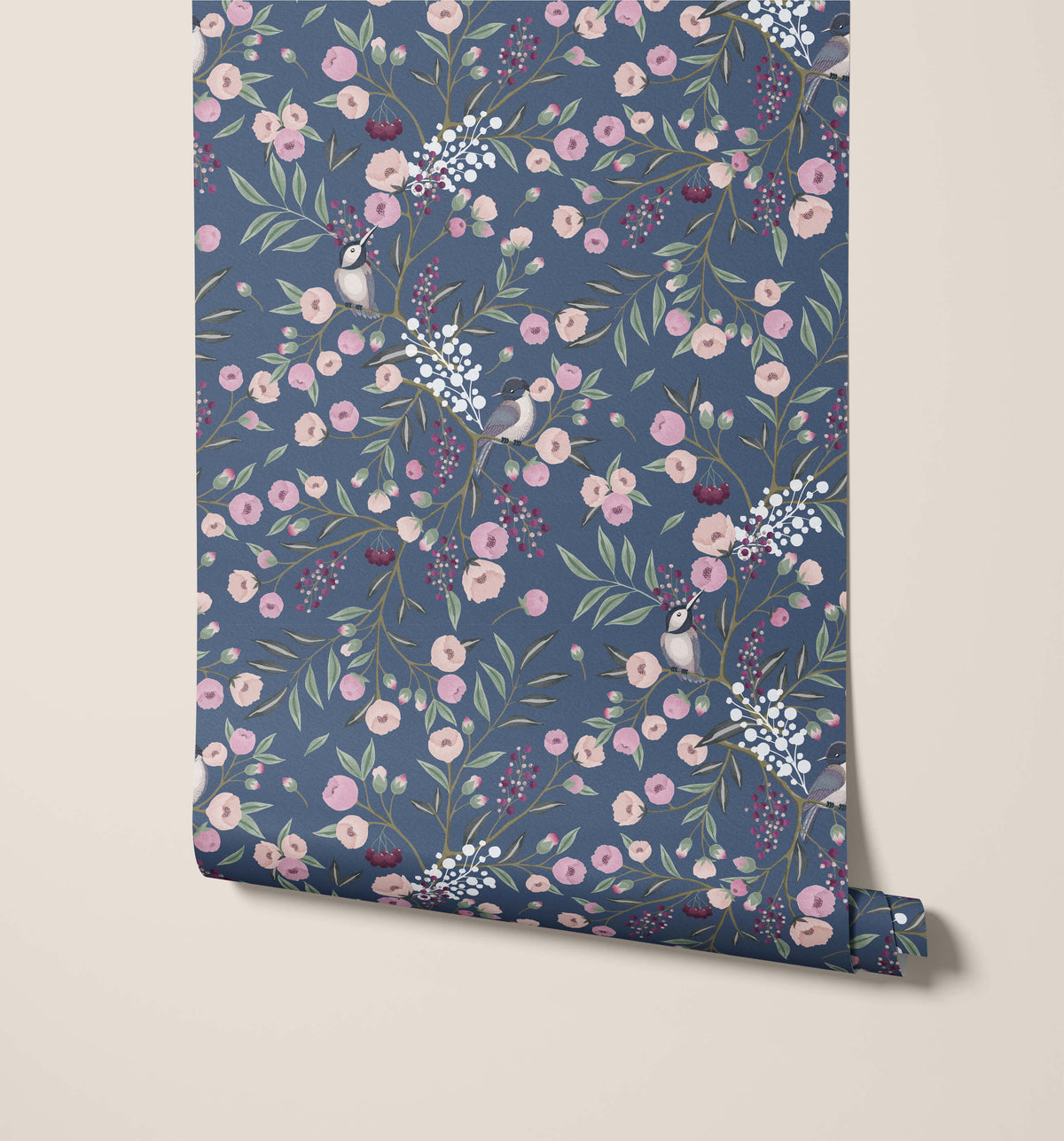 Charlotte Busy Floral Wallpaper