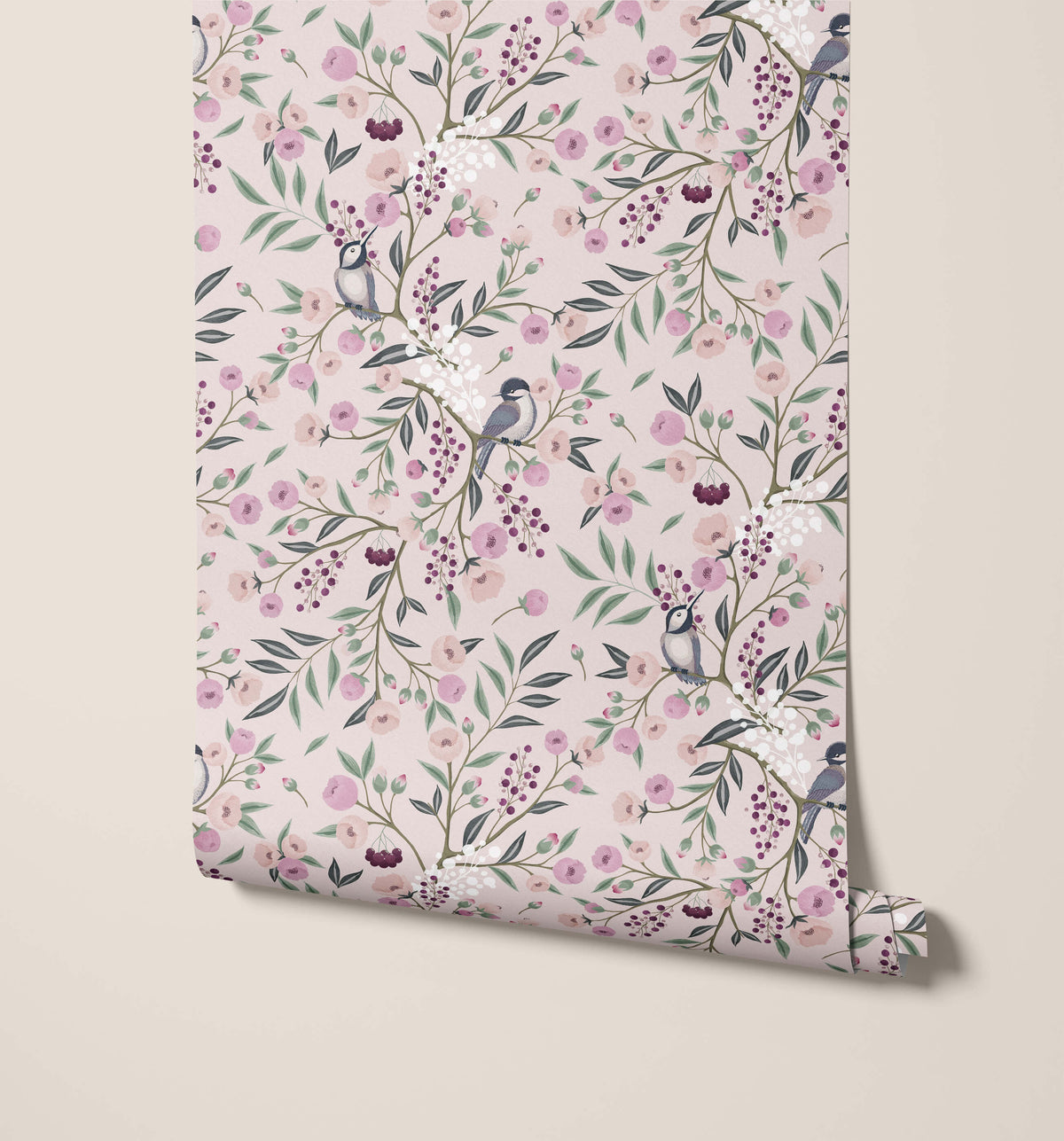 Charlotte Busy Floral Wallpaper