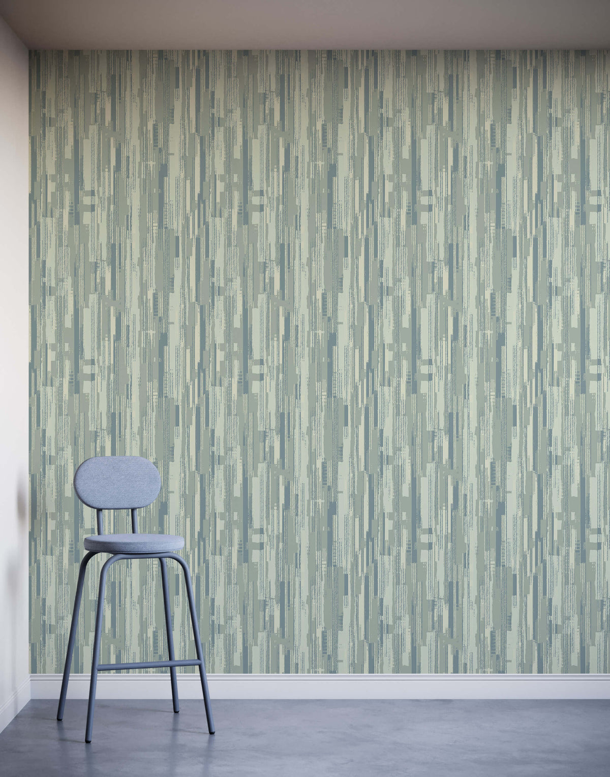 Chester Combining Stripes Dots Block Wallpaper