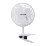 Senelux 6" Clip On Desk Fan- Home Cooling from a Portable, Cool Clip Fan; Clip on Desk Fan