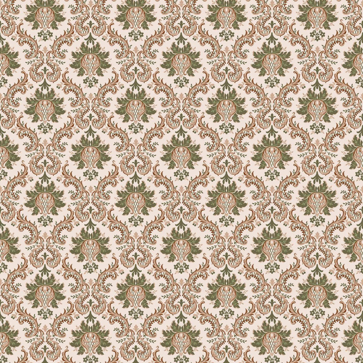 Collins Ornate Damask Wallpaper