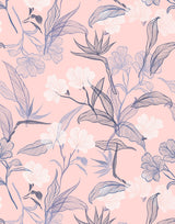Contour Floral Wallpaper