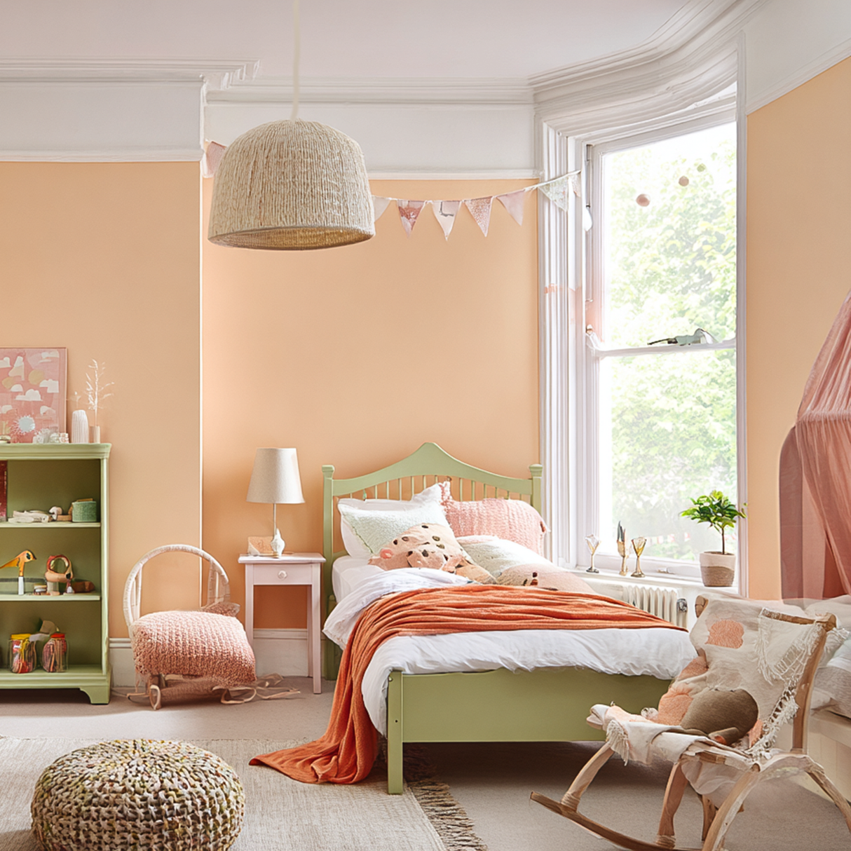 Little Knights - Cornfield Warm Apricot - Matte/Eggshell/Silk/Satin/Gloss Interior Paint