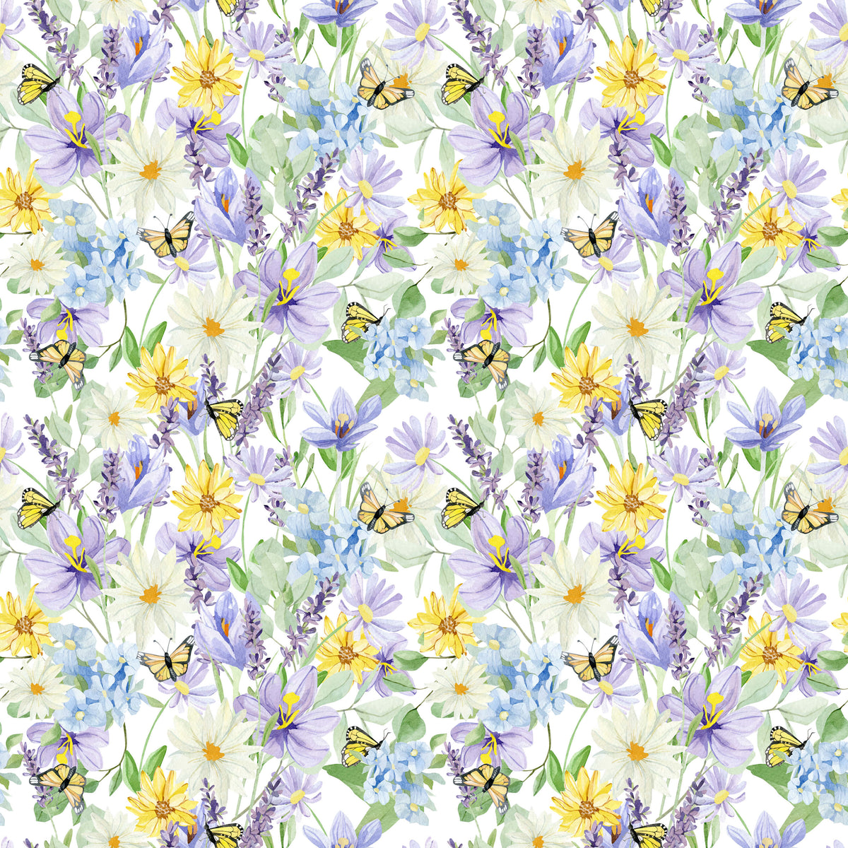 Cotswold Enchanting Yellow Butterfly Wallpaper