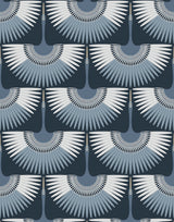 Crane Oriental Geometric Wallpaper