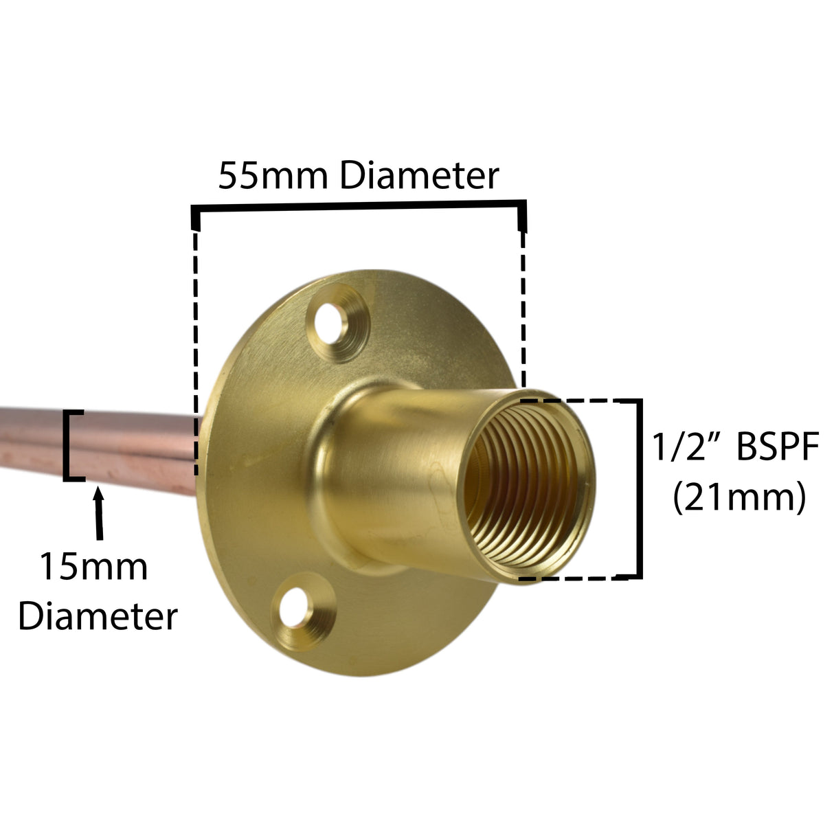 Brass Quick Connect Bib Tap BASIC Connection Kit x2