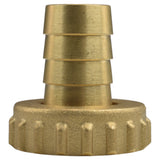 Brass Bib Tap Kit with Barb/Quick Connect Outlet, 1/2" and 3/4" BSP Thread Inlet
