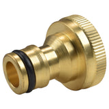 Brass Bib Tap Kit with Barb/Quick Connect Outlet, 1/2" and 3/4" BSP Thread Inlet