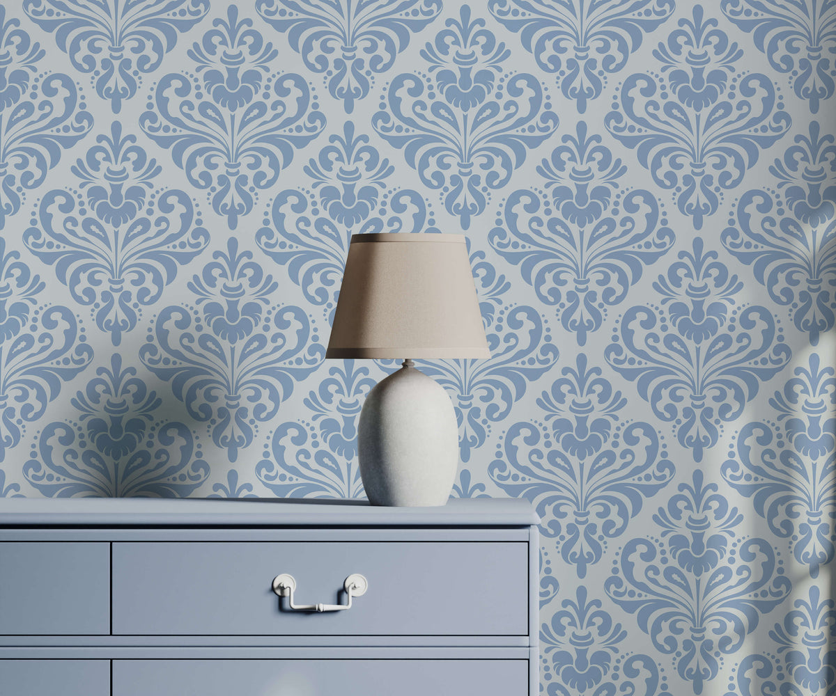 Demi Damask Wallpaper